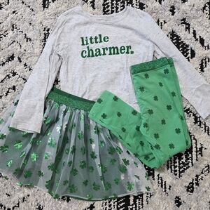 Way to Celebrate Toddler Girl St. Patrick's Day 3 piece set 5T